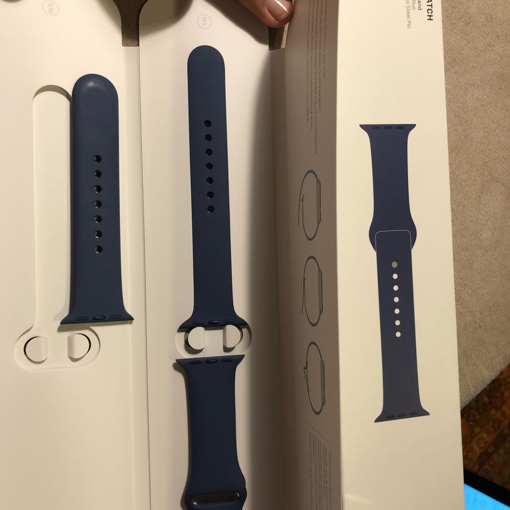 Ocean blue apple watch band 38mm